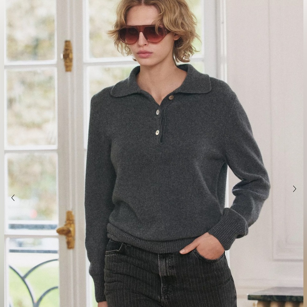Zara wool blen knit sweater / Made in Tunisia